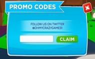 The codes have to be input through the Twitter icon at the side menu (Image via Oh My Crazy Games)